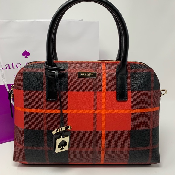 kate spade Handbags - ➕Kate spade small rachelle bright water plaid